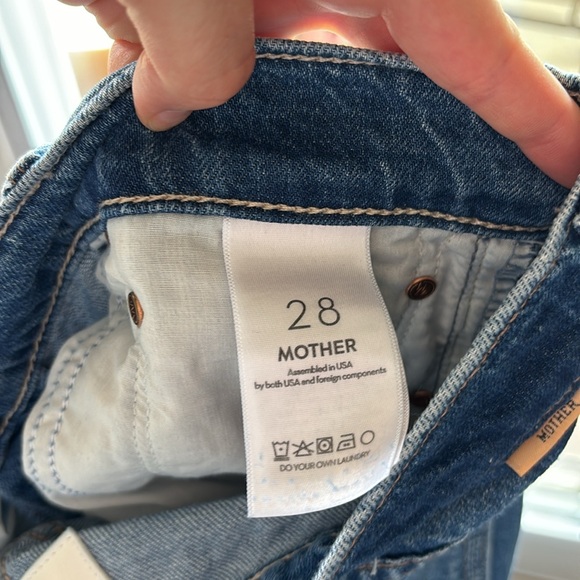 Mother - The Ditcher Roller Sneak Jean- Heart Throb Size 28 - Picture 13 of 13